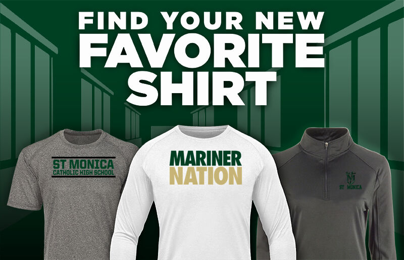 ST MONICA CATHOLIC HIGH SCHOOL MARINERS Find Your Favorite Shirt - Dual Banner