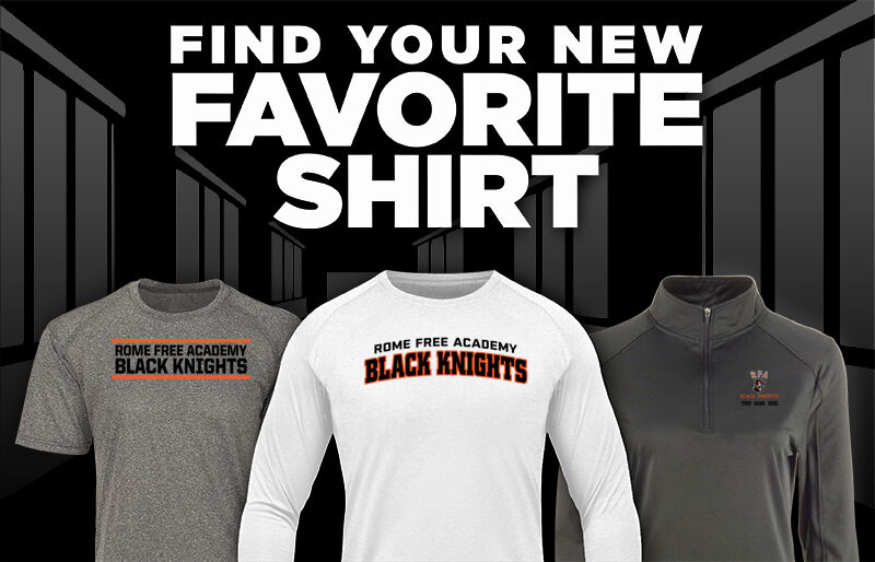 ROME FREE ACADEMY BLACK KNIGHTS Find Your Favorite Shirt - Dual Banner
