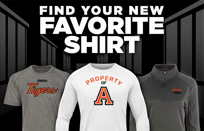 Armada Tigers official sideline store Find Your Favorite Shirt - Dual Banner