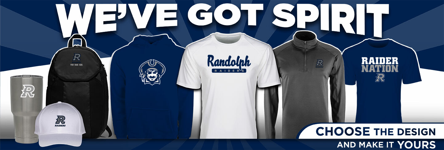 Randolph Raiders We've Got Spirit - Single Banner