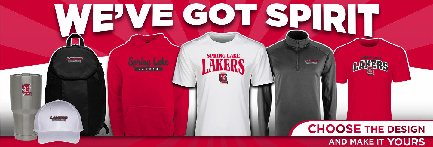Spring Lake Lakers We've Got Spirit Full Banner Banner