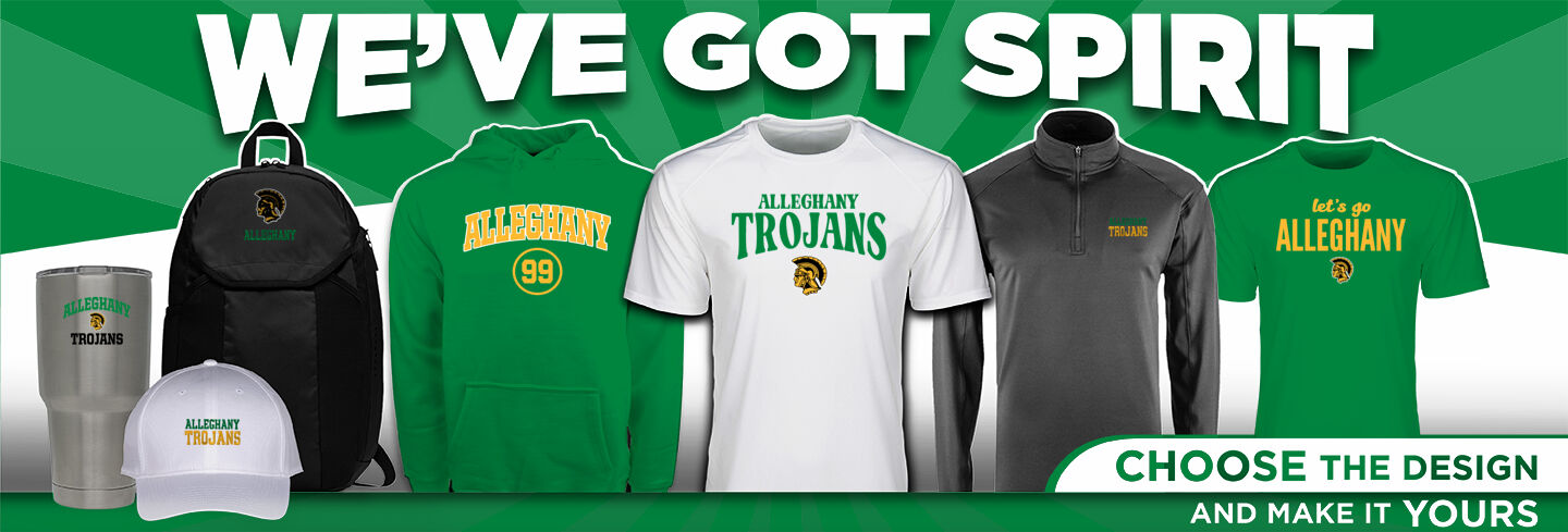 ALLEGHANY HIGH SCHOOL TROJANS - SPARTA, NORTH CAROLINA - Sideline Store ...