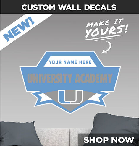 UNIVERSITY ACADEMY GRYPHONS Make It Yours: Wall Decals - Dual Banner