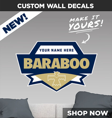 Baraboo Thunderbirds Make It Yours: Wall Decals - Dual Banner
