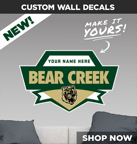 Bear Creek Bears Make It Yours: Wall Decals - Dual Banner