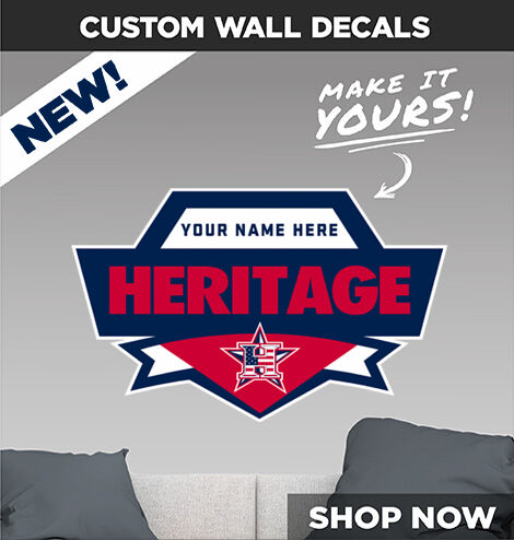HERITAGE GENERALS ONLINE STORE Make It Yours: Wall Decals - Dual Banner