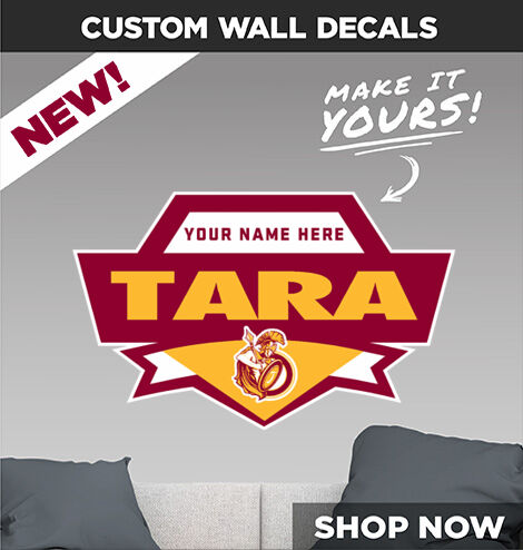 TARA HIGH SCHOOL TROJANS Make It Yours: Wall Decals - Dual Banner