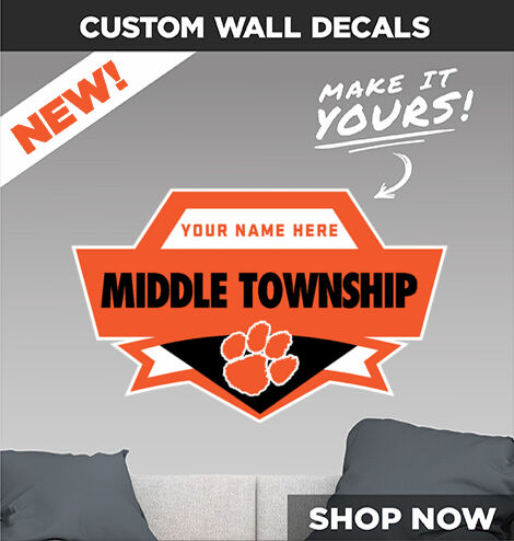 MIDDLE TOWNSHIP HIGH SCHOOL PANTHERS Make It Yours: Wall Decals - Dual Banner