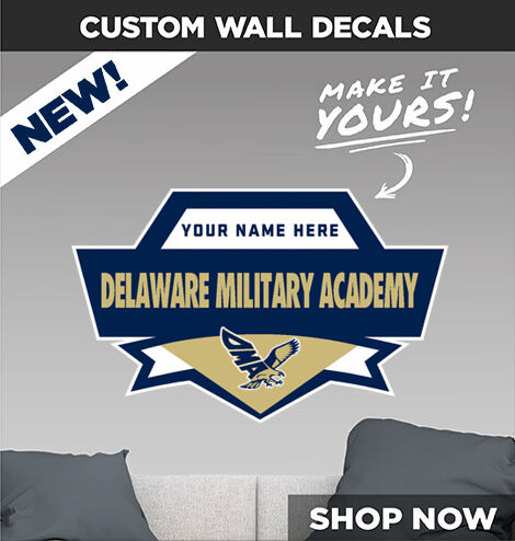 DELAWARE MILITARY ACADEMY SEAHAWKS STORE Decal Dual Banner Banner