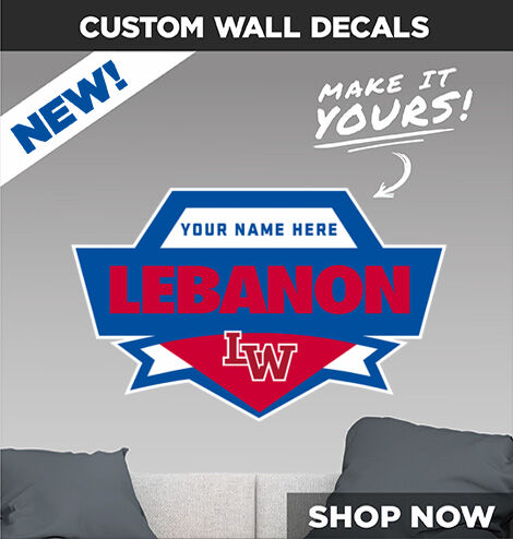 Lebanon Warriors Decal Dual Banner Banner