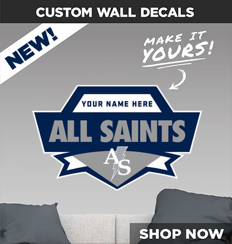 All Saints Blue Thunder Make It Yours: Wall Decals - Dual Banner