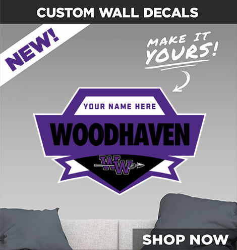 Woodhaven Warriors Decal Dual Banner Banner