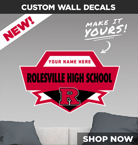 Rolesville High School Rams Make It Yours: Wall Decals - Dual Banner