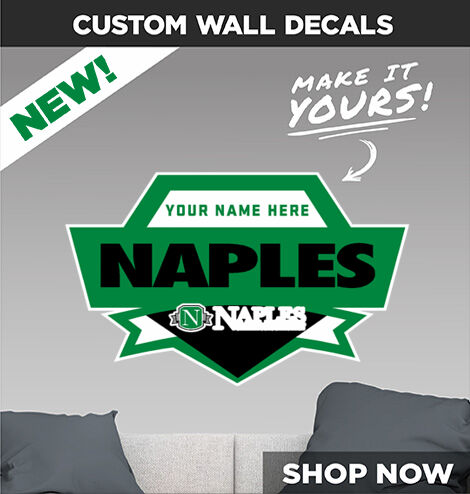 Naples Big Green Make It Yours: Wall Decals - Dual Banner