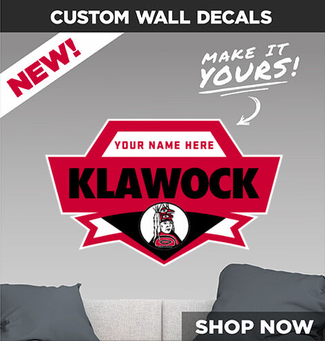 KLAWOCK HIGH SCHOOL CHIEFTAINS Make It Yours: Wall Decals - Dual Banner