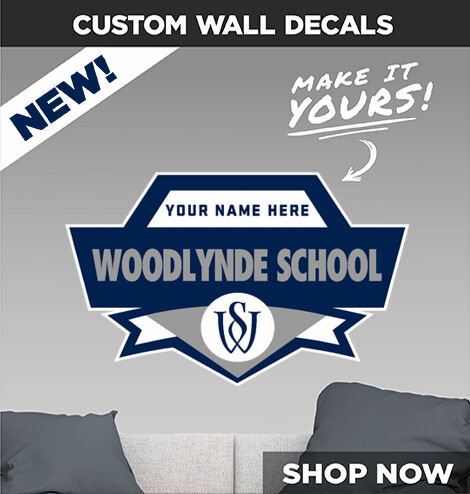 Woodlynde School Warriors Make It Yours: Wall Decals - Dual Banner