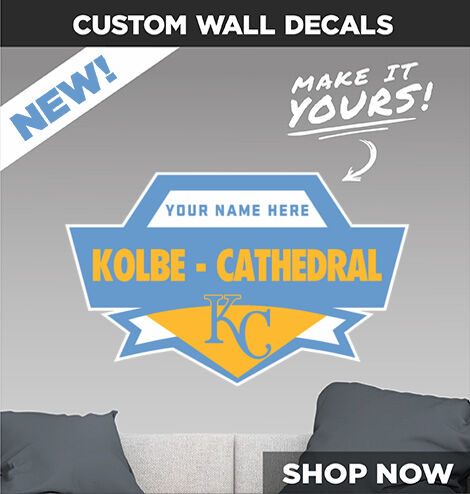 KOLBE-CATHEDRAL HIGH SCHOOL COUGARS Decal Dual Banner Banner