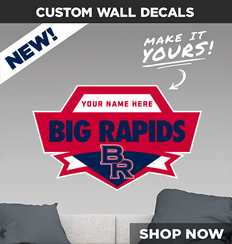 Big Rapids Cardinals Make It Yours: Wall Decals - Dual Banner