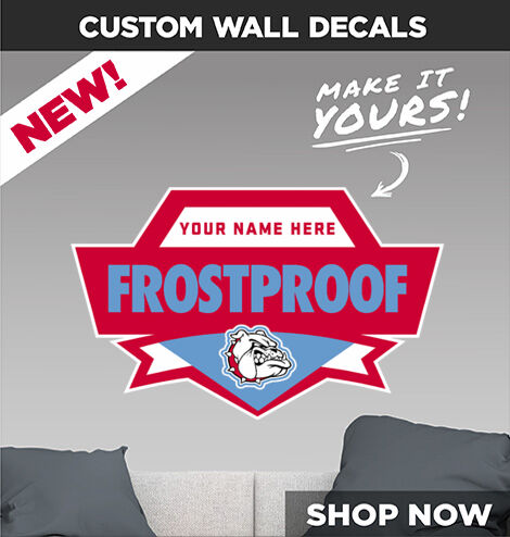 FROSTPROOF HIGH SCHOOL BULLDOGS Make It Yours: Wall Decals - Dual Banner