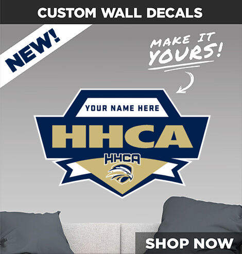HILTON HEAD CHRISTIAN ACADEMY EAGLES Make It Yours: Wall Decals - Dual Banner