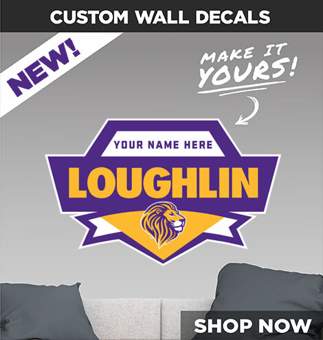 BISHOP LOUGHLIN LIONS EDUCATING LEADERS SINCE 1851 Make It Yours: Wall Decals - Dual Banner