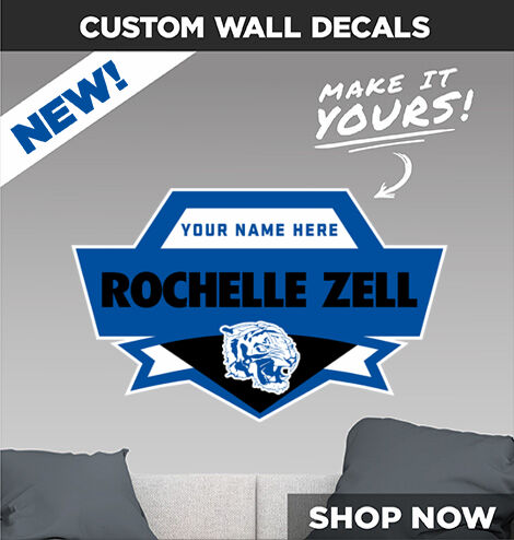 Rochelle Zell Tigers Decal Dual Banner Banner