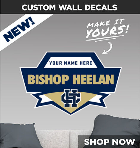 Bishop Heelan Crusaders Decal Dual Banner Banner
