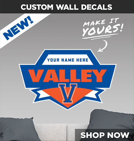 VALLEY HIGH SCHOOL RAMS Decal Dual Banner Banner