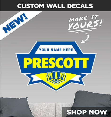Prescott Badgers Make It Yours: Wall Decals - Dual Banner