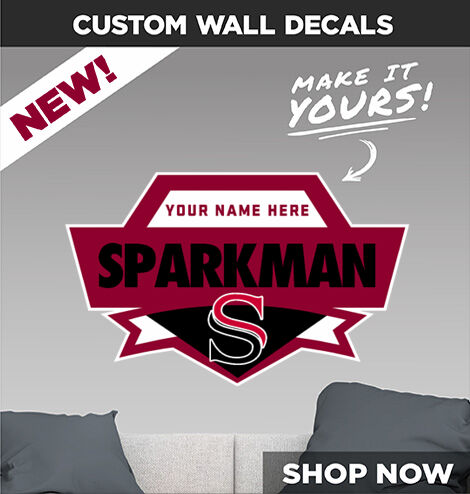 Sparkman Senators Decal Dual Banner Banner