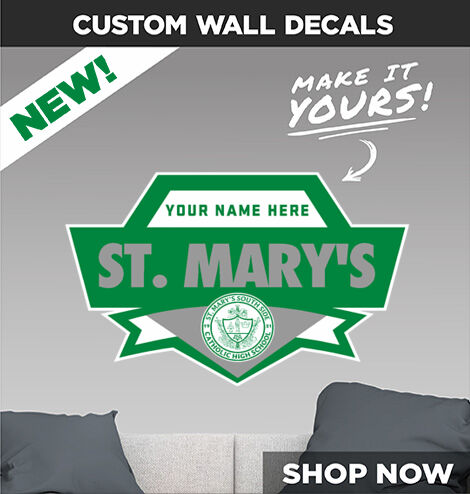 St. Mary's Dragons Make It Yours: Wall Decals - Dual Banner