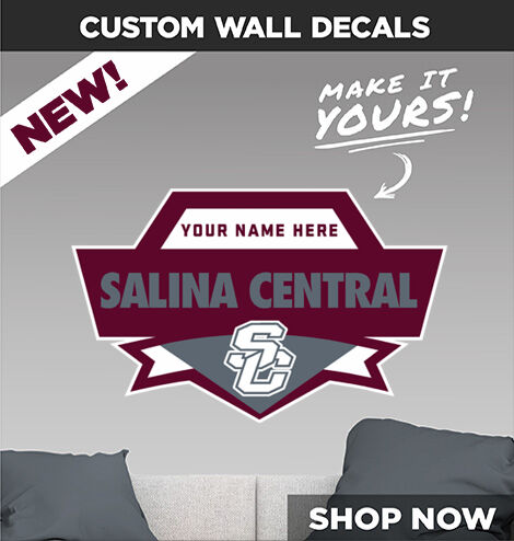 Salina Central Mustangs Decal Dual Banner Banner