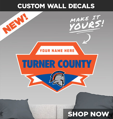 TURNER COUNTY HIGH SCHOOL Titans Make It Yours: Wall Decals - Dual Banner