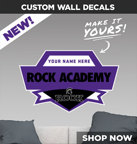 Rock Academy Warriors Make It Yours: Wall Decals - Dual Banner