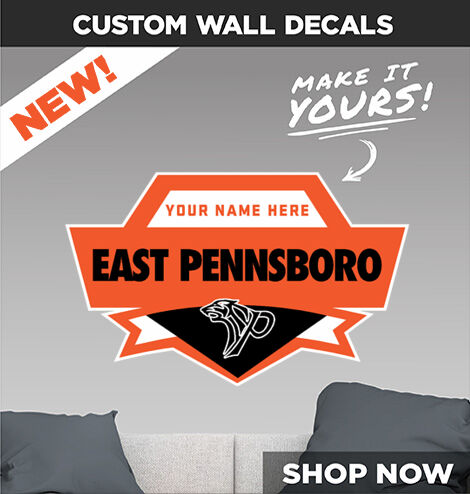 EAST PENNSBORO HIGH SCHOOL PANTHERS Make It Yours: Wall Decals - Dual Banner