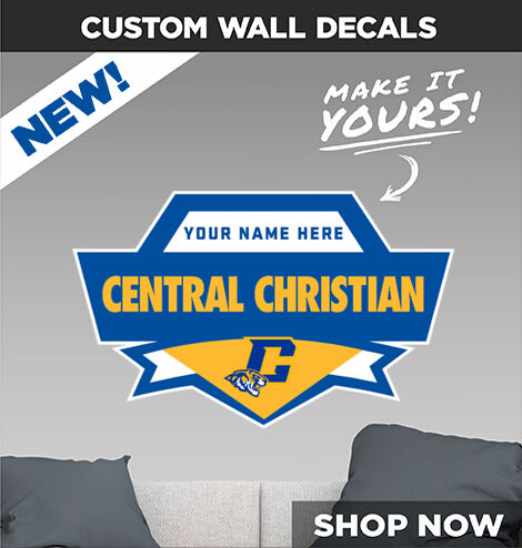 Central Christian Tigers Make It Yours: Wall Decals - Dual Banner