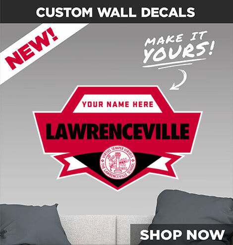 THE LAWRENCEVILLE SCHOOL BIG RED ONLINE STORE Make It Yours: Wall Decals - Dual Banner