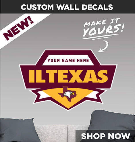 IL Texas Eagles Make It Yours: Wall Decals - Dual Banner