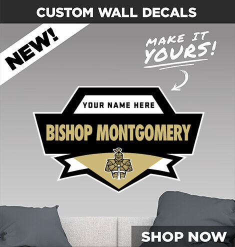 Bishop Montgomery Knights Make It Yours: Wall Decals - Dual Banner