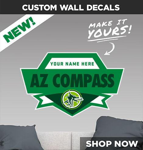 AZ Compass  DRAGONS Decal Dual Banner Banner