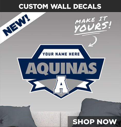 Aquinas Falcons Make It Yours: Wall Decals - Dual Banner