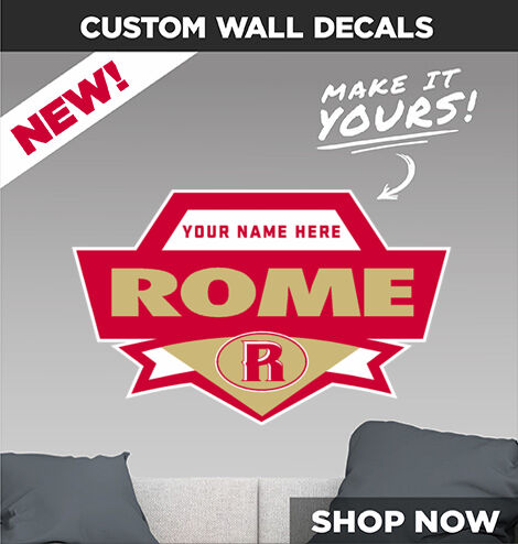 Rome High School Wolves Online Store Make It Yours: Wall Decals - Dual Banner