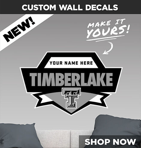 TIMBERLAKE HIGH SCHOOL TIGERS Make It Yours: Wall Decals - Dual Banner