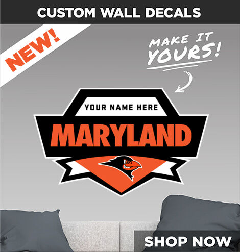 Maryland Orioles Decal Dual Banner Banner