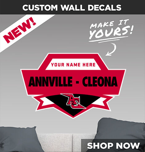 ANNVILLE-CLEONA HIGH SCHOOL DUTCHMEN Make It Yours: Wall Decals - Dual Banner