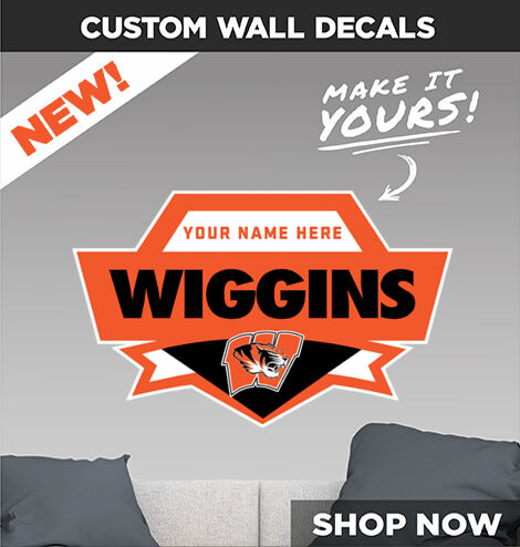 WIGGINS TIGERS The Official Online Store Decal Dual Banner Banner