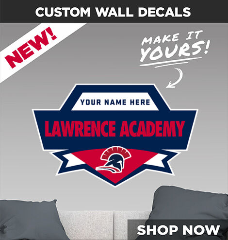 Lawrence Academy Spartans Decal Dual Banner Banner