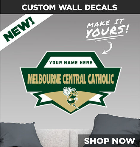 Melbourne CENTRAL CATHOLIC HIGH SCHOOL HUSTLERS Make It Yours: Wall Decals - Dual Banner