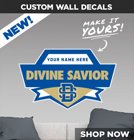 Divine Savior Academy Sharks Make It Yours: Wall Decals - Dual Banner