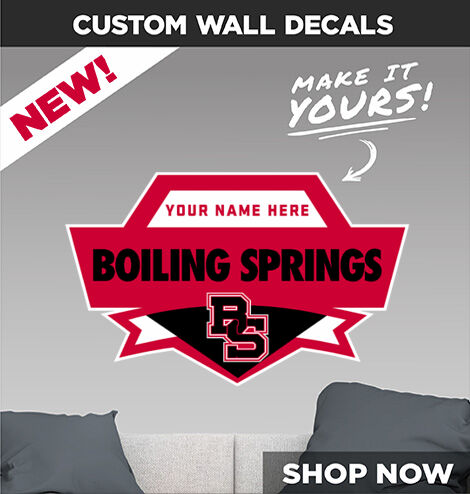 BOILING SPRINGS HIGH SCHOOL The Official Online Store Make It Yours: Wall Decals - Dual Banner